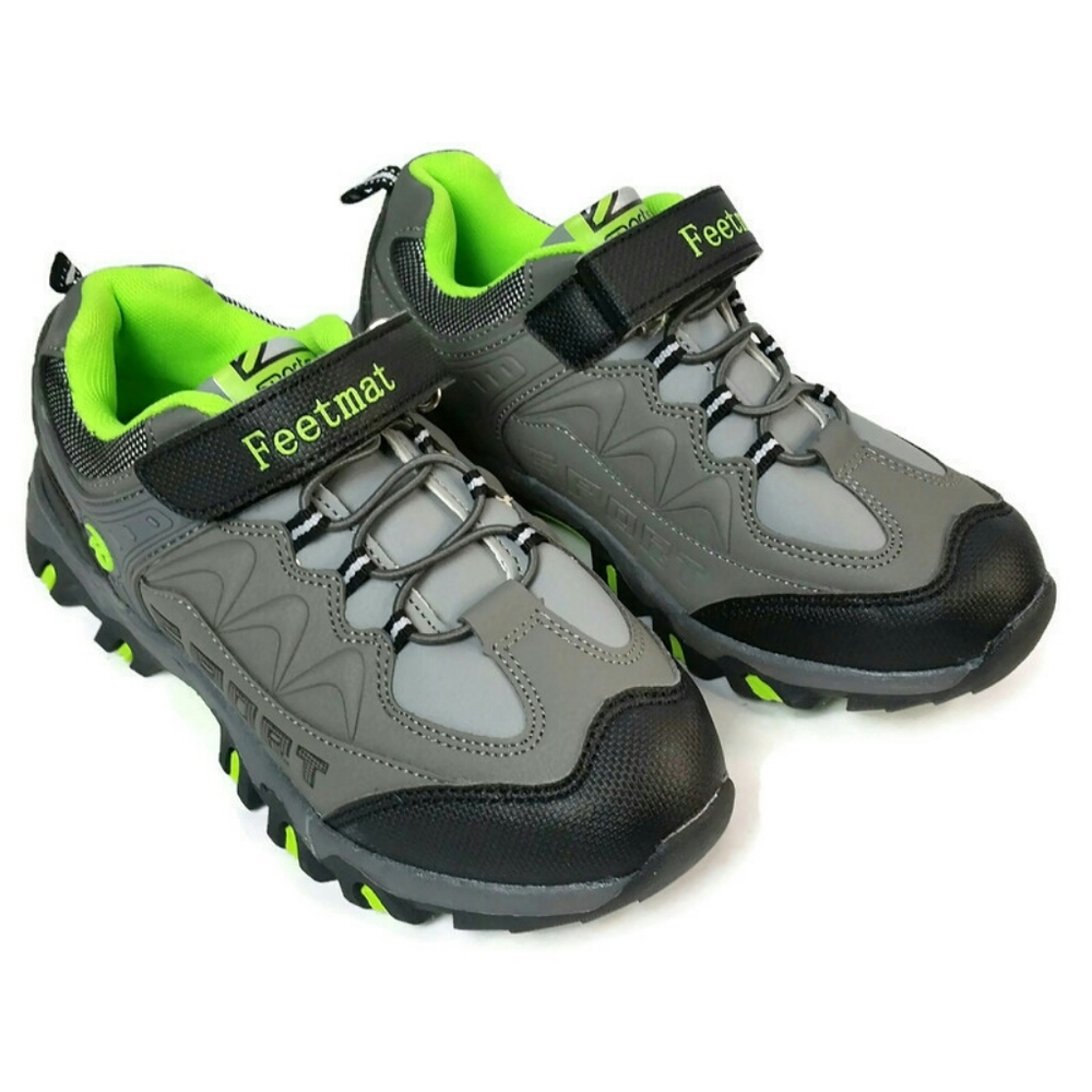 Feetmat Boys Sneakers Athletic Hook & Loop